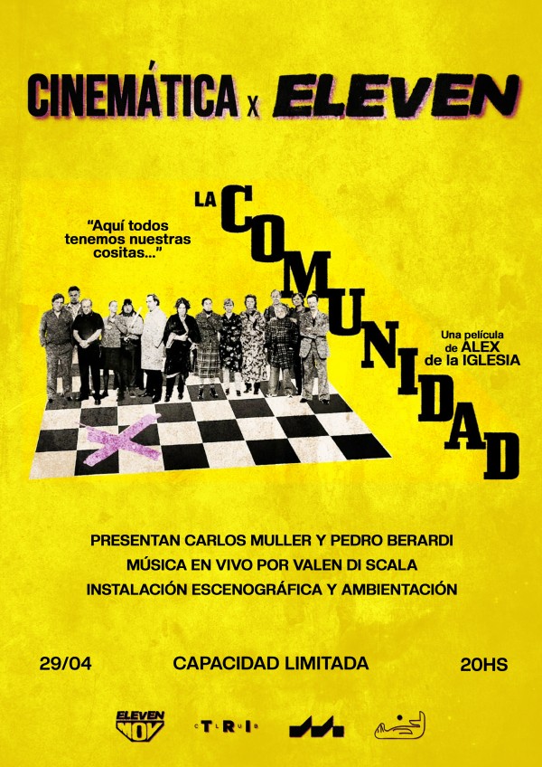 Cinematica x Eleven: La comunidad , una pelicula de Alex de la Iglesia