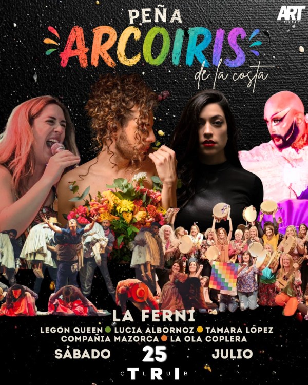 PEÑA ARCOIRIS de la costa EN EL CLUB TRI 