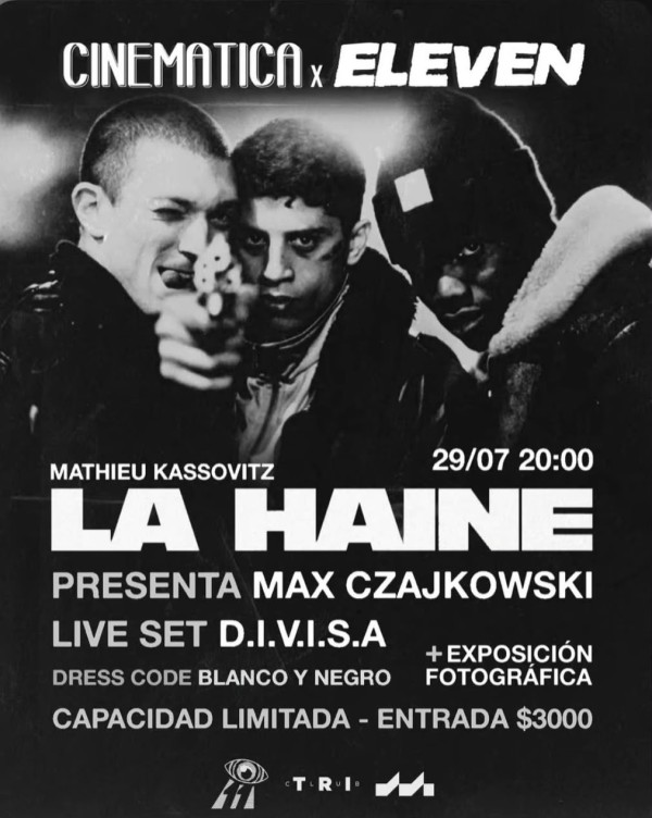 CINEMÁTICA X ELEVEN: LA HAINE