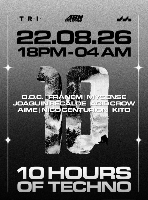 10 HOURS OF TECHNO