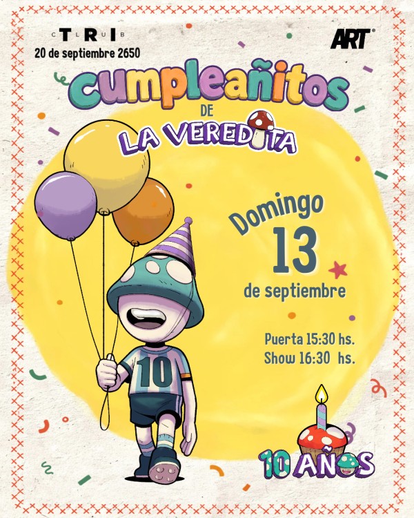 LA VEREDITA CUMPLE 10 AÑOS